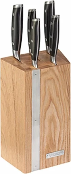 Diamant Sabatier Integra Messenblok - Zonder Messen - Naturel Eikenhout