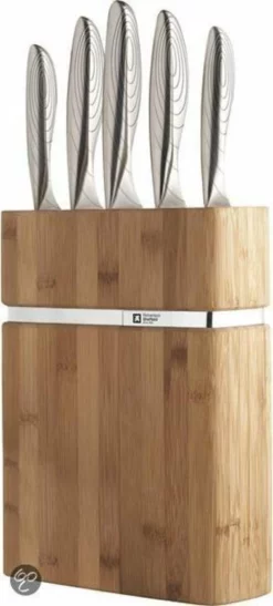 Richardson Sheffield Forme Contours Messenblok - 5-delig - Bamboe