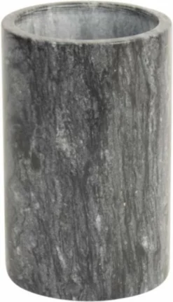 Gusta® Gusta - Wijnkoeler - Zwart - Marmer - ø13cm