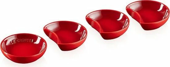 Le Creuset Ramekins Kersenrood - ø 8 Cm / 100 Ml - 4 Stuks - Afbeelding 2