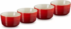 Le Creuset Ramekins Kersenrood - ø 8 Cm / 100 Ml - 4 Stuks
