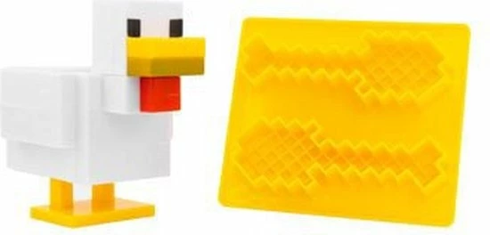 Paladone Minecraft Kip Eierdopje En Toastsnijder - Afbeelding 4