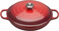 Le Creuset Braadpan Campagnard - Ø30 CM - Gietijzer - Kersenrood