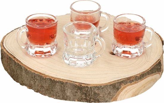 Oktoberfest Trendoz Shotglas - Vorm Bierpul Glaasje/glas - Met Handvat - 2cl - Oktoberfest - Afbeelding 2