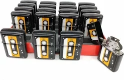 Zippo Model Nieuw Oude Tape Embleem Mooi Aansteker