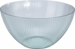 Merkloos Salade/sla Serveerschaal Van Kunststof 25 Cm 4000 Ml - Keuken/kookbenodigdheden - Picknicken - Camping/caravan Servies - Tafel Dekken - Salade Serveren - Saladekommen - Saladeschalen