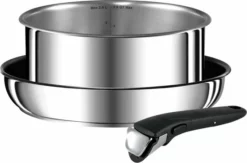 Tefal Ingenio Préferènce Pannenset 3 Delig - Koekenpan Ø 24 Cm + Steelpan Ø 20 Cm + Handgreep)
