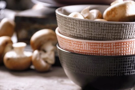 Palmer Pastabord Coupe Cubical 23 Cm Zwart Stoneware 4 Stuk(s) - Afbeelding 5