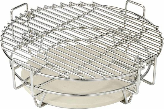 Merkloos The Meat Boys Compact - Keramische BBQ - 15 Inch Kamado - Tafelmodel - All Black Inclusief Platesetter En Regenhoes - Afbeelding 7