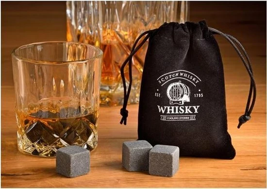 HomeShopXL Luxe Whiskey Glas Cadeauset - Whisky Stones Set - Complete Whiskey Stenen - Cadeau Voor Man - Kado Set - Geschenkset Mannen - Vaderdag - Afbeelding 6