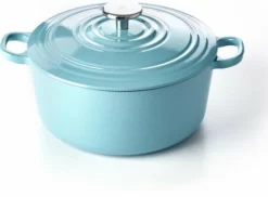 BK Bourgogne Braadpan - 24 Cm - Aqua Blue