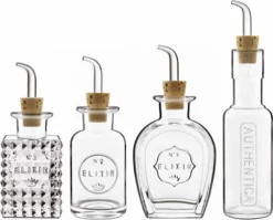 Luigi Bormioli Olie/azijnset Elixir 12.5 Cl - 4-delig