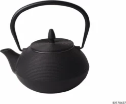 Sakura Tea Imperial Kitchen Theepot Gietijzer 0.8L Streep