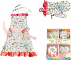 Jill Schirnhofer Jill - Cadeauset - Kinderschort, Ovenwant En Cupcake Set