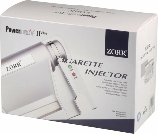 Merkloos Zorr Powermatic II Plus - Complete Electrische Sigaretten Maker Kit - Hulzenstopper - Afbeelding 5