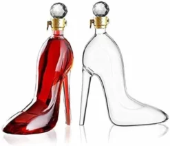 Decantino® - Elegante Decanteer Karaf Voor Whiskey & Wijn - 750 ML - Handgeblazen Glas - Cadeautje Voor Haar, Vriendin & Moeder - Whiskey Karaf Met Deksel - Wijn Karaf - Karaf Whiskey Decanteer Karaf Wijn - Whiskey Set - Wijn Accessoires Decanteerkan