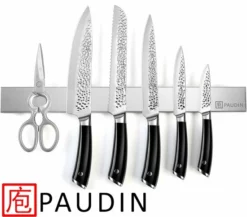 Paudin Premium Hygiënische Magneetstrip - Extra Lange 45 Centimeter Magnetische Messenhouder - Messenblok - Messenstrip- Black Friday - Sint En Kerst