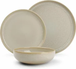 Salt&Pepper Tabo Beige - Serviesset - 4 Persoons - 12 Delig - Crème/Beige