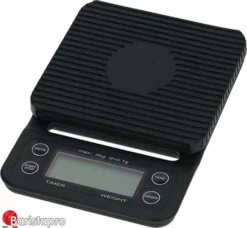 Barista Pro BaristaPro Weegschaal Met Timer - 0.1 Gram Tot 3000 Gram + GRATIS BaristaPro Microvezeldoek Met Haak 50x30cm