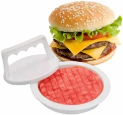 Merkloos Hamburgerpers - Hamburgermaker - BPA Vrij - BBQ Accesoires - Burger Press - Burger Smasher