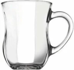 Pasabahce Ayran Glazen- 6 Stuks - Met Oor - 350 Cc