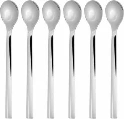 WMF Nuova Latte Macchiato Lepels - 6-delig - 19 Cm - RVS