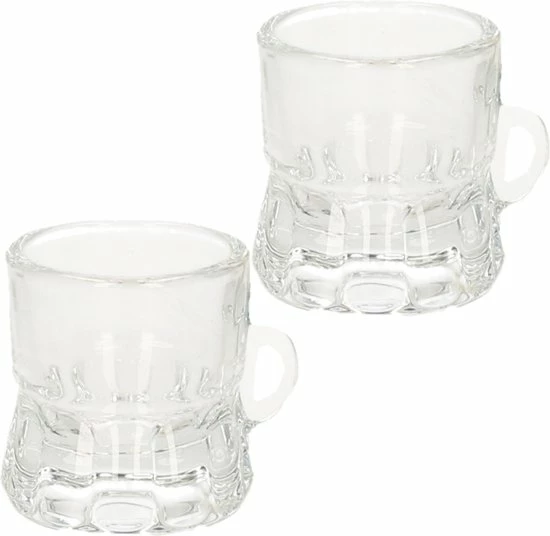 Oktoberfest Trendoz Shotglas - Vorm Bierpul Glaasje/glas - Met Handvat - 2cl - Oktoberfest - Afbeelding 3