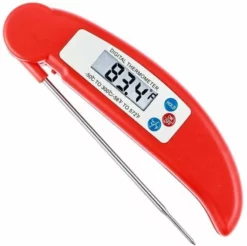 Merkloos Vleesthermometer - BBQ Thermometer - Kernthermometer - Rood - Able & Borret