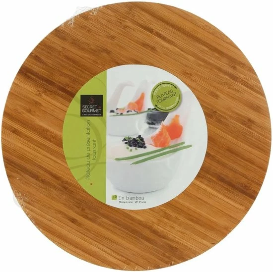 Secret De Gourmet Draaiplateau - Bamboe - D35 Cm - Afbeelding 2