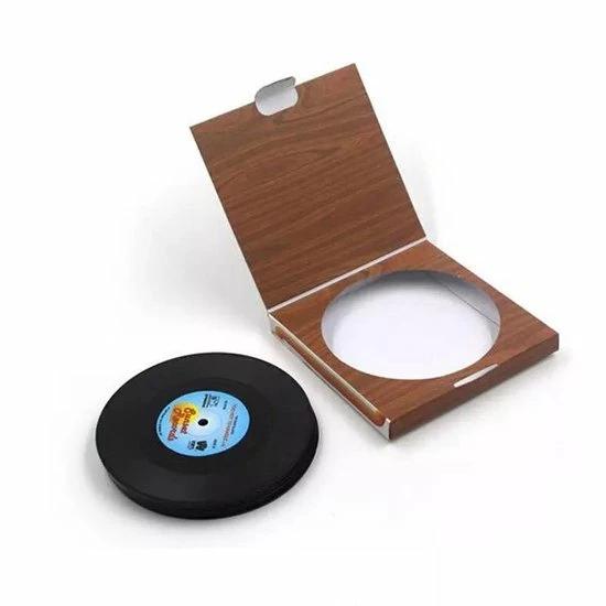 J-Com Onderzetters 12 Stuks | LP | Retro | Vinyl | Design | - Afbeelding 2