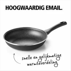 BRABANTIA LIVING Koekenpan - Ø 30 Cm - Antiaanbak - Inductie - Zwart