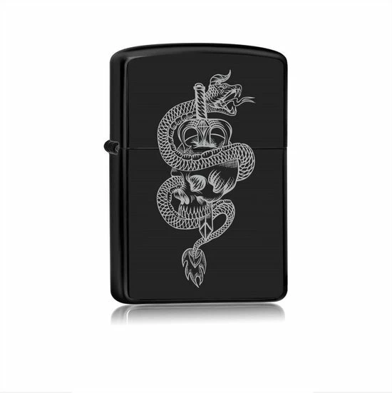 MC Living Aansteker Zwart - Draak Zwaard