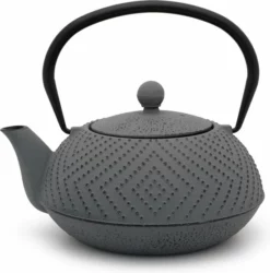 Bredemeijer Theepot Fujian 1.2L Met Filter Warm Grijs