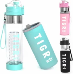 TIGR The Infuser - Drinkfles Met Fruitfilter - 100% BPA Vrij - 700ML – Blauw