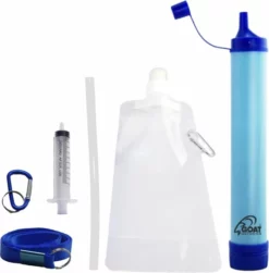 GOAT Outdoor® GOAT Outdoor Personal Waterfilter Straw - Complete Set - Water Filter - Survival - BPA-vrij