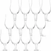 Merkloos 12x Bierglazen Op Voet 370 Ml - Speciaalbier Glazen Van 18 Cm