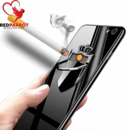 Merkloos Telefoon Aansteker | USB Oplaadbaar | Bevestigen Op Telefoon | Sigaretten Aansteker | Luxe Uitvoering | Altijd Aansteker Op Zak | Handige Aansteker | Leuke Aansteker