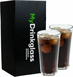 MyDrinkglass Plastic Longdrinkglazen Minneapolis | Plastic Longdrinkglazen | 2 Stuks | Plastic Glazen | Zero Waste | Herbruikbaar | Onbreekbaar Longdrinkglas | 340 Ml |