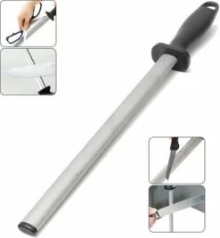 Merkloos Aanzetstaal - Diamant - 305 Mm - Ergonomisch Handvat - Super Slijpresultaat