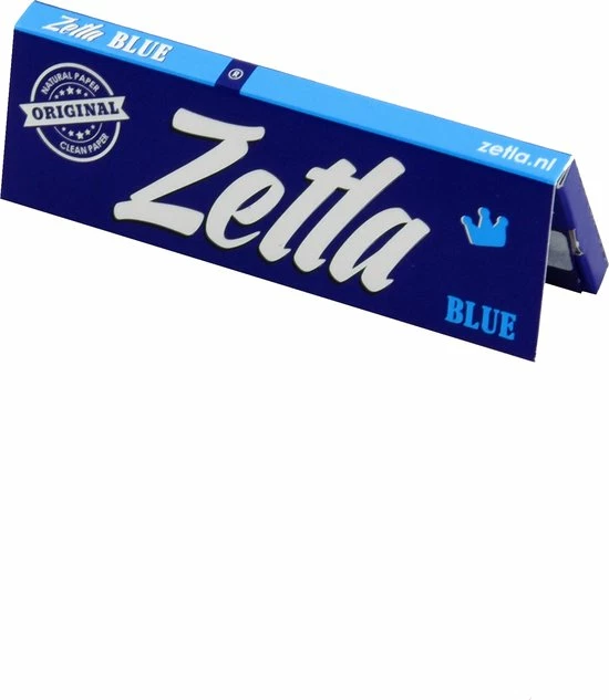 Zetla Vloeipapier | Vloei | Small | Blauw 50 Pakjes / 50 Vloei - Afbeelding 2