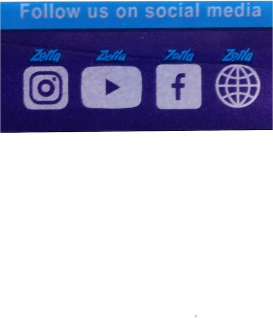 Zetla Vloeipapier | Vloei | Small | Blauw 50 Pakjes / 50 Vloei - Afbeelding 3