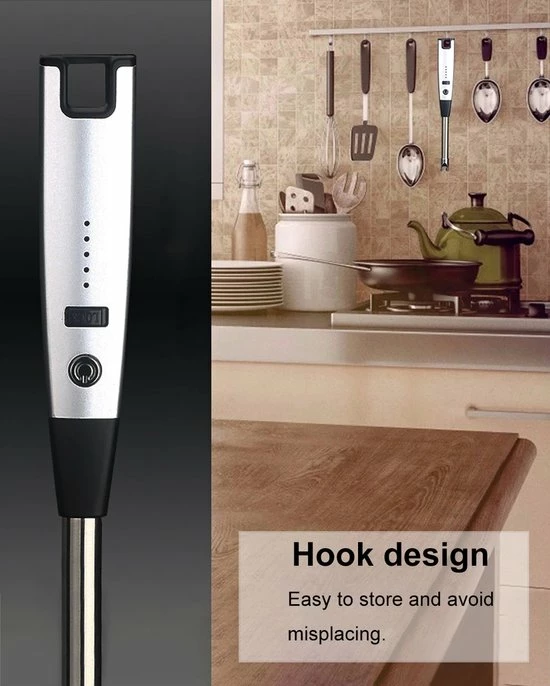 PLASMA - Plasma Aansteker - Oplaadbare Plasma USB Aansteker - Elektrische Aansteker - Arc Lighter - Blauw - Afbeelding 8