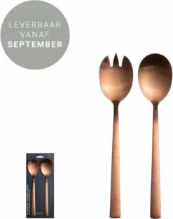 Gusta® Gusta Saladebestek Koper - 2 Stuks