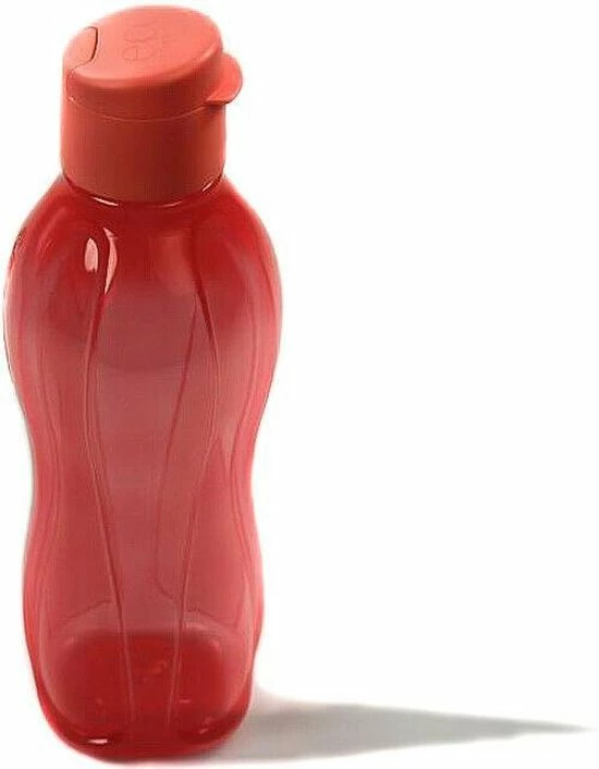 Tupperware Ecofles 1l Rood/roze - Afbeelding 2