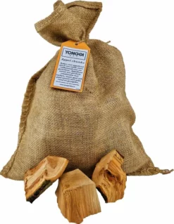 Merkloos Appel Chunks 1,5 Kg | BBQ | Rookhout | Smoking Wood