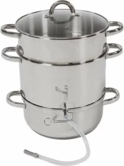 Tectake Stoomextractor - Ø 26 Cm - RVS - Inductie