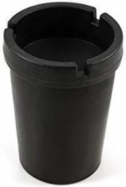 Merkloos Zwarte Bekerhouder Asbak Voor In De Auto - Sigaret Dovende Auto Asbak - Auto Accessoires