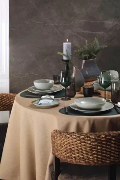 Kütahya Kutahya Porselein Soho Serviesset (24 Delig) 6 Personen Groen - SOH24Y2720P03