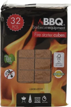 BBQ Collection Aanmaakblokjes Voor Openhaard & BBQ - 32 Stuks